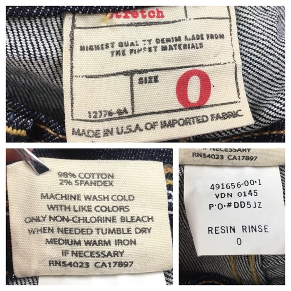 💸Banana Republic MODERN SKINNY denim jean size 0 - Picture 5 of 8